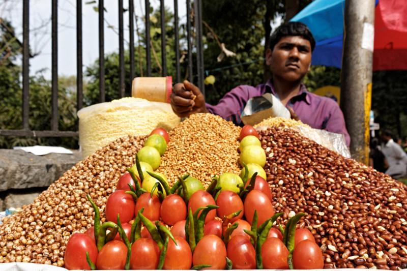 Vendeur de légume - Delhi, Inde